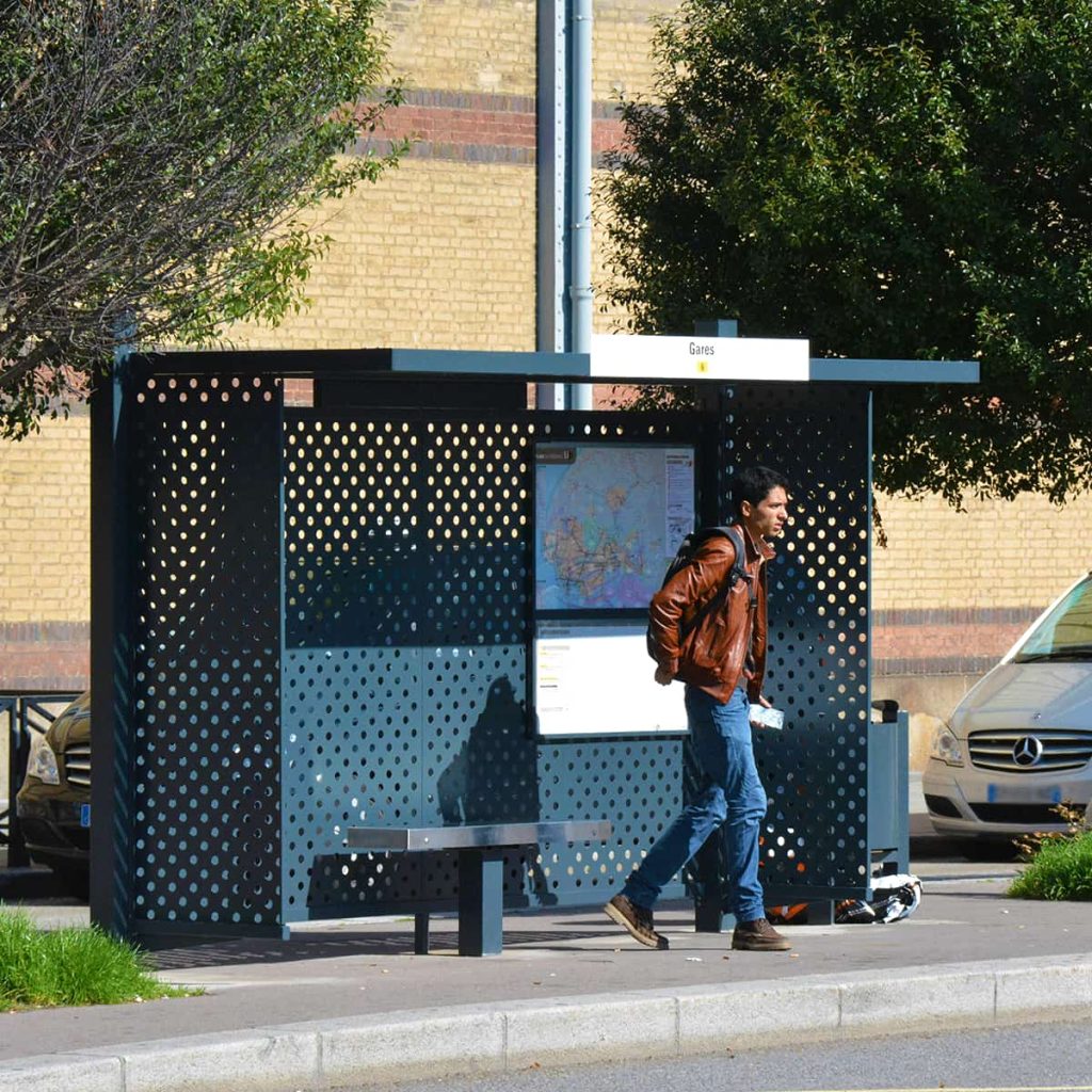 Réseau transport en commun Le Havre Seine Métotropole abri voyageurs CIRRUS antivandalisme Urbanéo