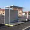 Abri voyageurs provisoire monobloc Urbanéo pour restructuration réseaux Artois mobilité