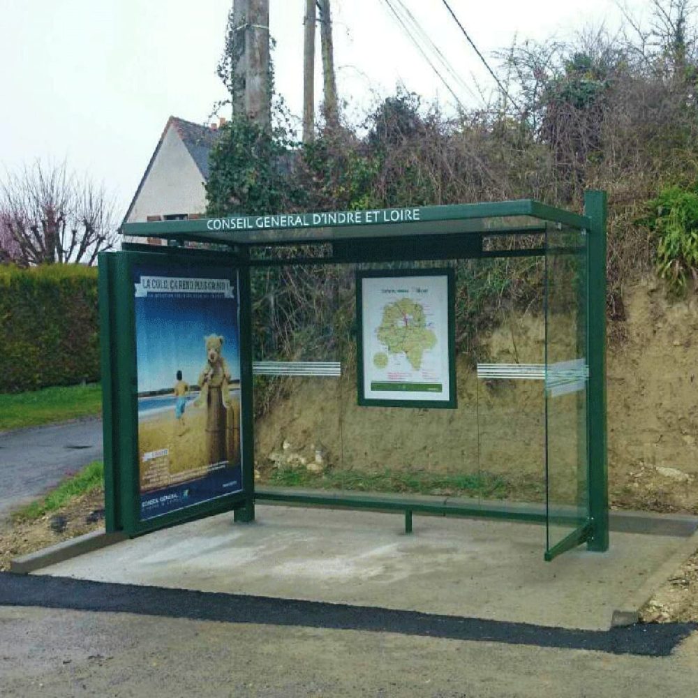 abribus CIRRUS caisson publicitaire departement 36