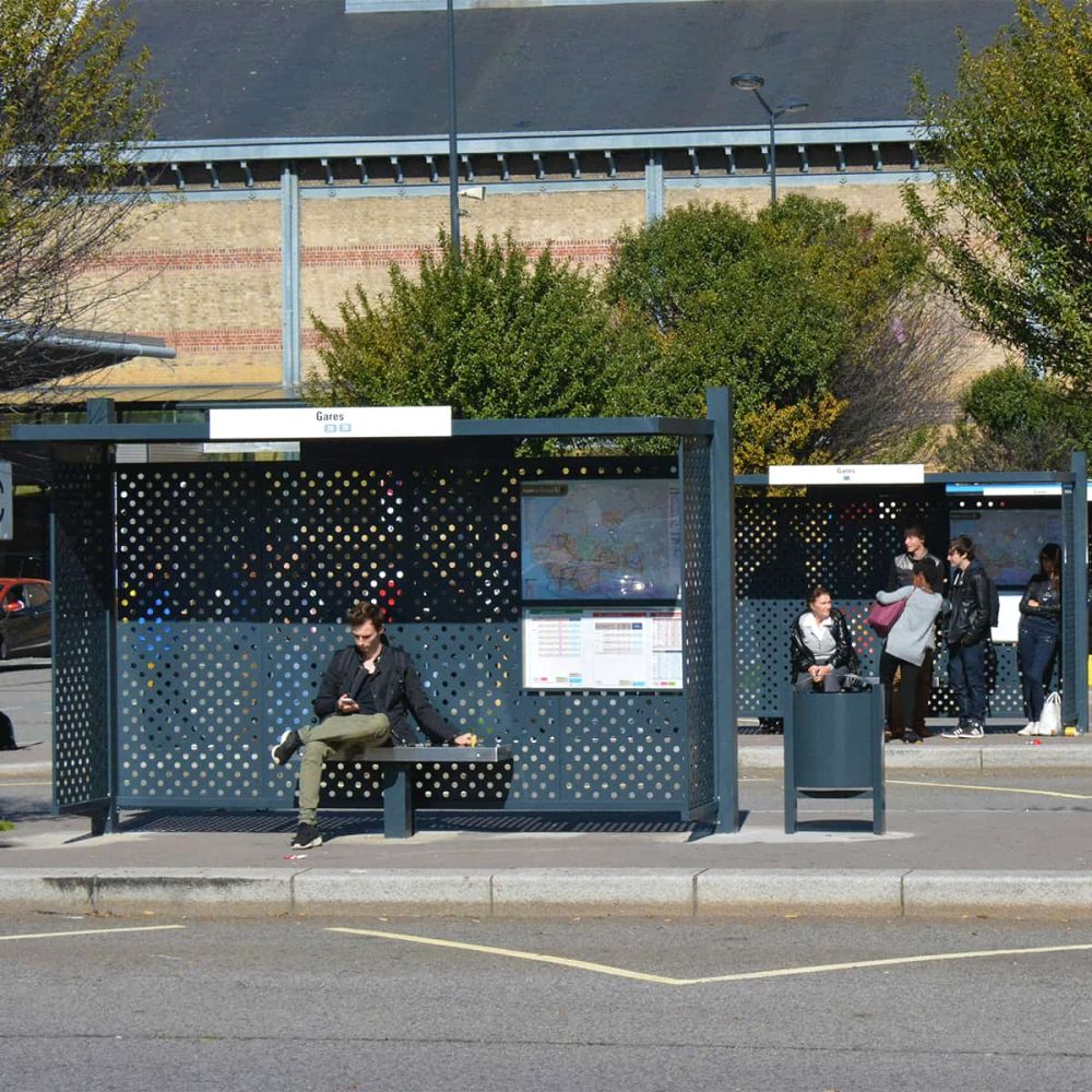 Abribus CIRRUS anti vandalisme Le Havre Seine Métropole Mobilité urbaine
