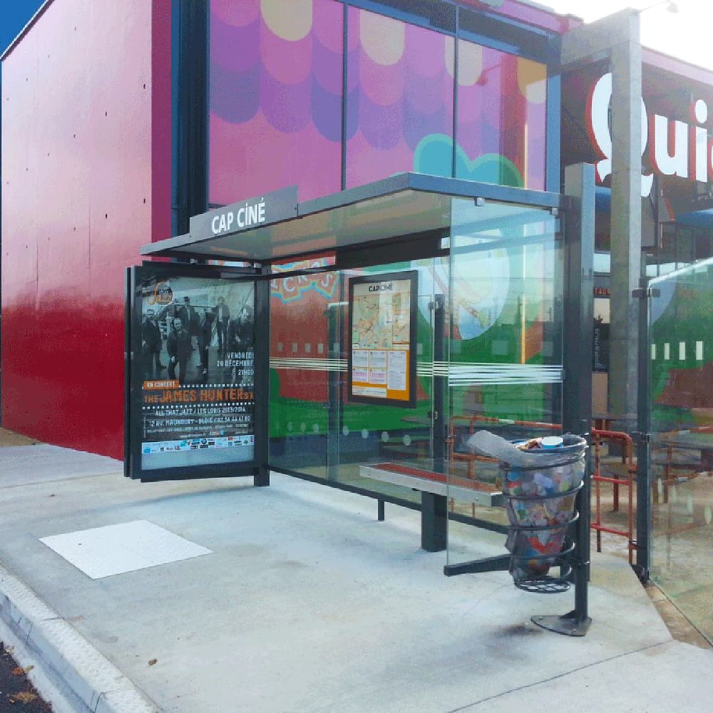 abribus CIRRUS caisson publicitaire mobilité urbaine