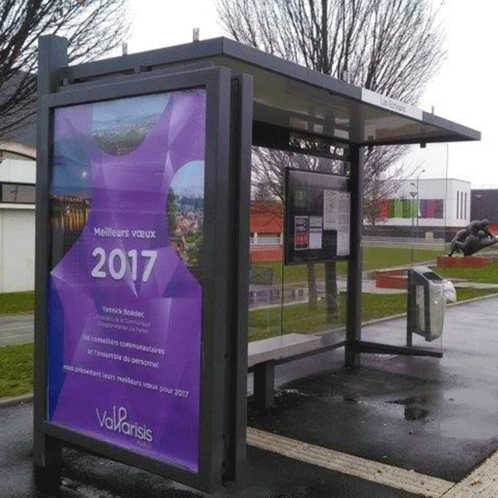 abribus CIRRUS caisson publicitaire val-parisis