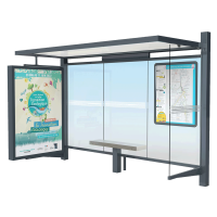 Abribus CIRRUS à caisson publicitaire