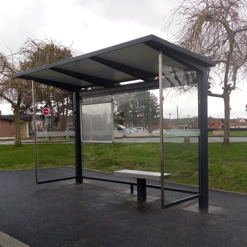 Abri bus HELIOS standard Urbanéo Artois Mobilités