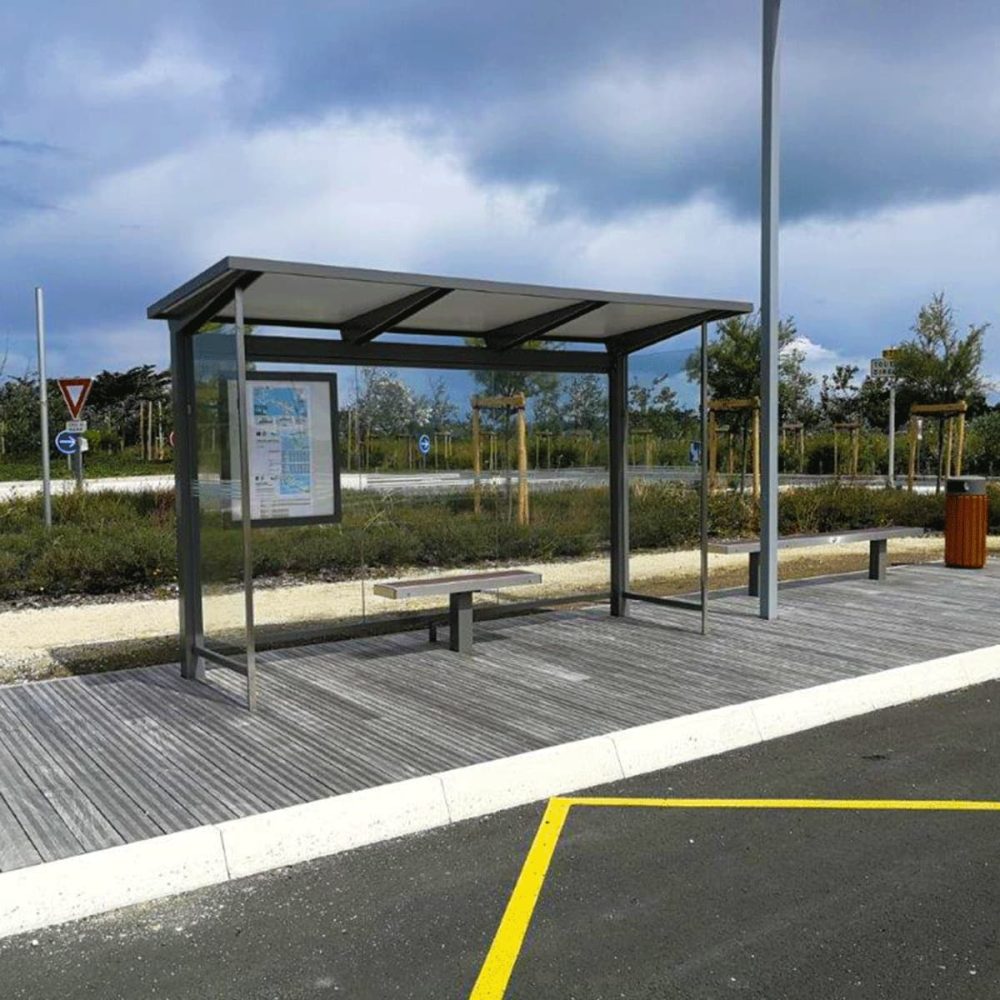 Abri bus Urbanéo HELIOS standard Ile de Ré