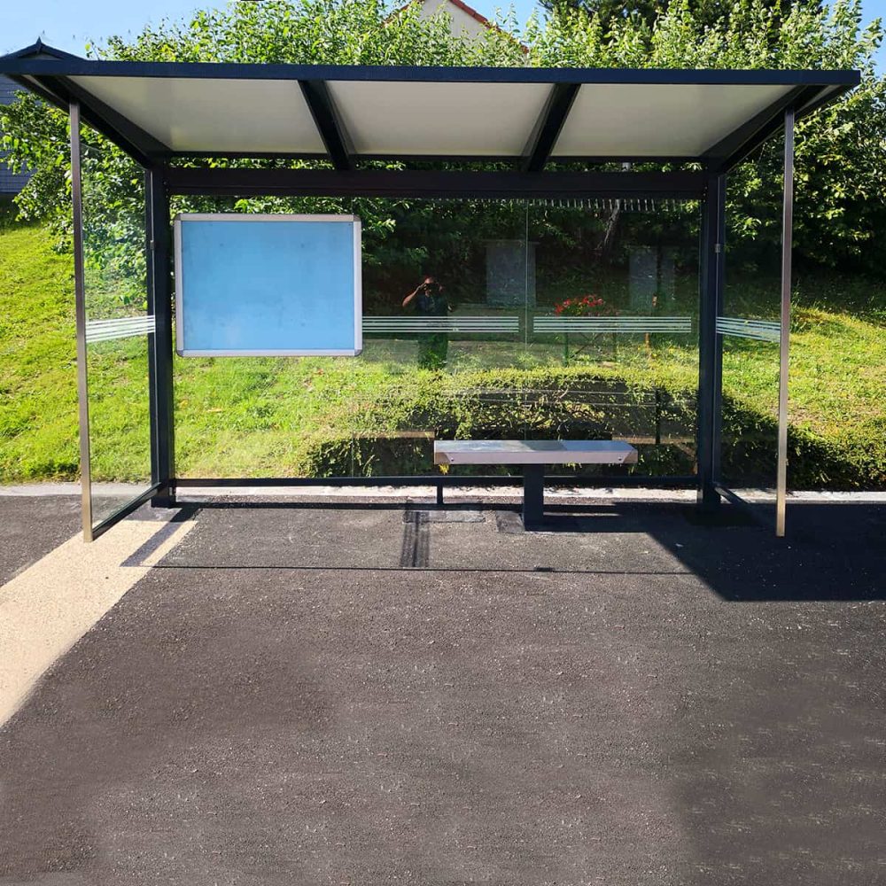 Abri bus HELIOS standard Urbanéo réseau TADAO Artois Mobilités