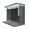 Modèle 3D abri bus provisoire monobloc Urbanéo pour arrêt de bus provisoire
