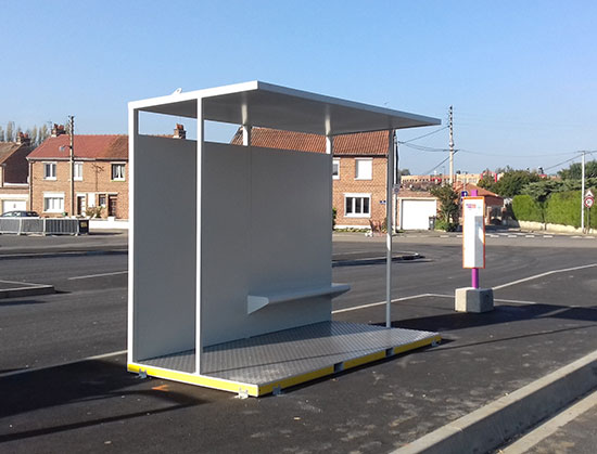 abribus provisoire monobloc artois mobilités
