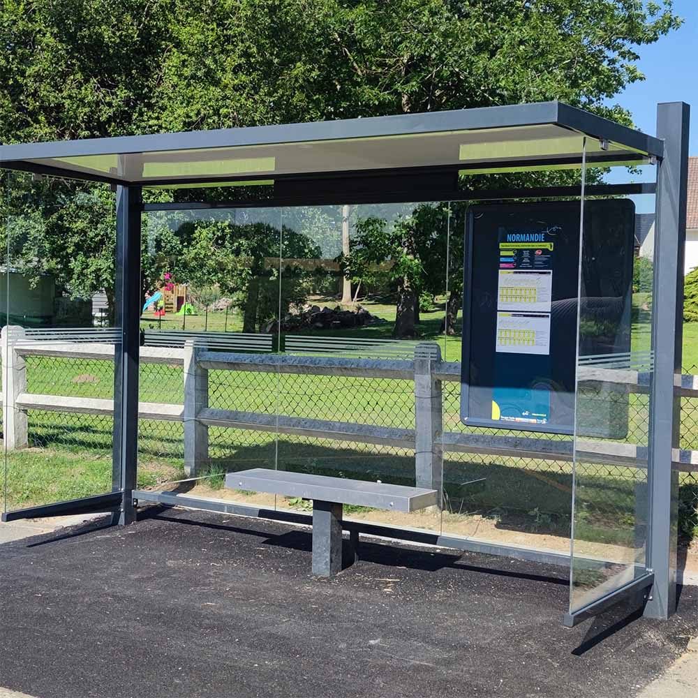 Cadres clic clac Urbanéo abri bus département 76 Seine Martime