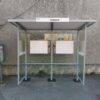 Abri bus scolaire Urbanéo gris clair SMT Douai