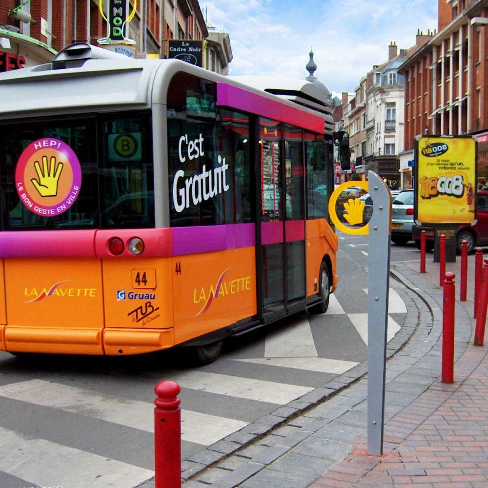 point-d'arret navette centre-ville Douai-poteau MEETYS mobilité urbaine point-d'arret navette centre-ville Douai-poteau MEETYS mobilité urbaine