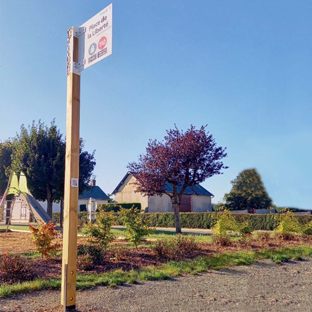 Mobilité urbaine Poteau HYLIA bois KEOLIS Dreux