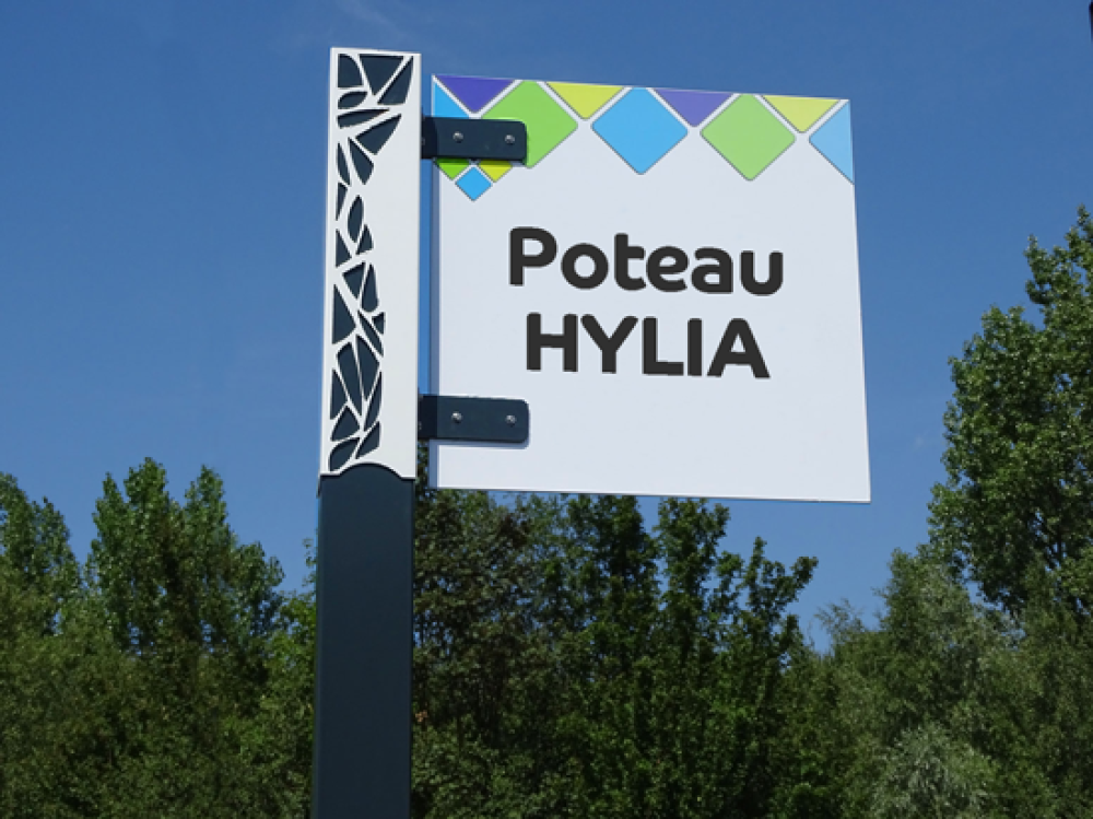 Tête d'arrêt poteau HYLIA métal Urbanéo