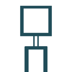 logo poteau d'arrêt de bus