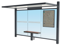 visuel 3D abri bus auvent urbanéo