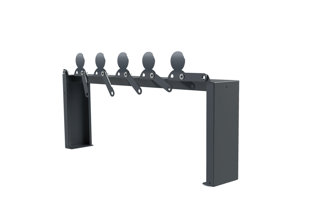 Range trottinettes 6 ou 12 places TROTYX Urbanéo