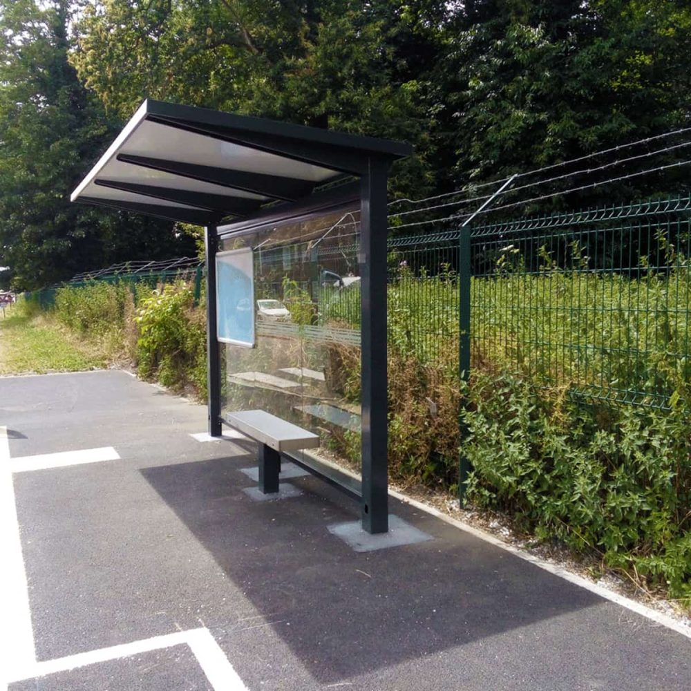 Abribus Auvent HELIOS Urbanéo Artois Mobilité trottoir étroit