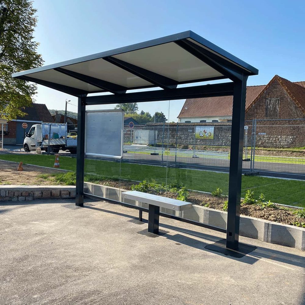 Abri bus HELIOS Auvent Artois Mobilités
