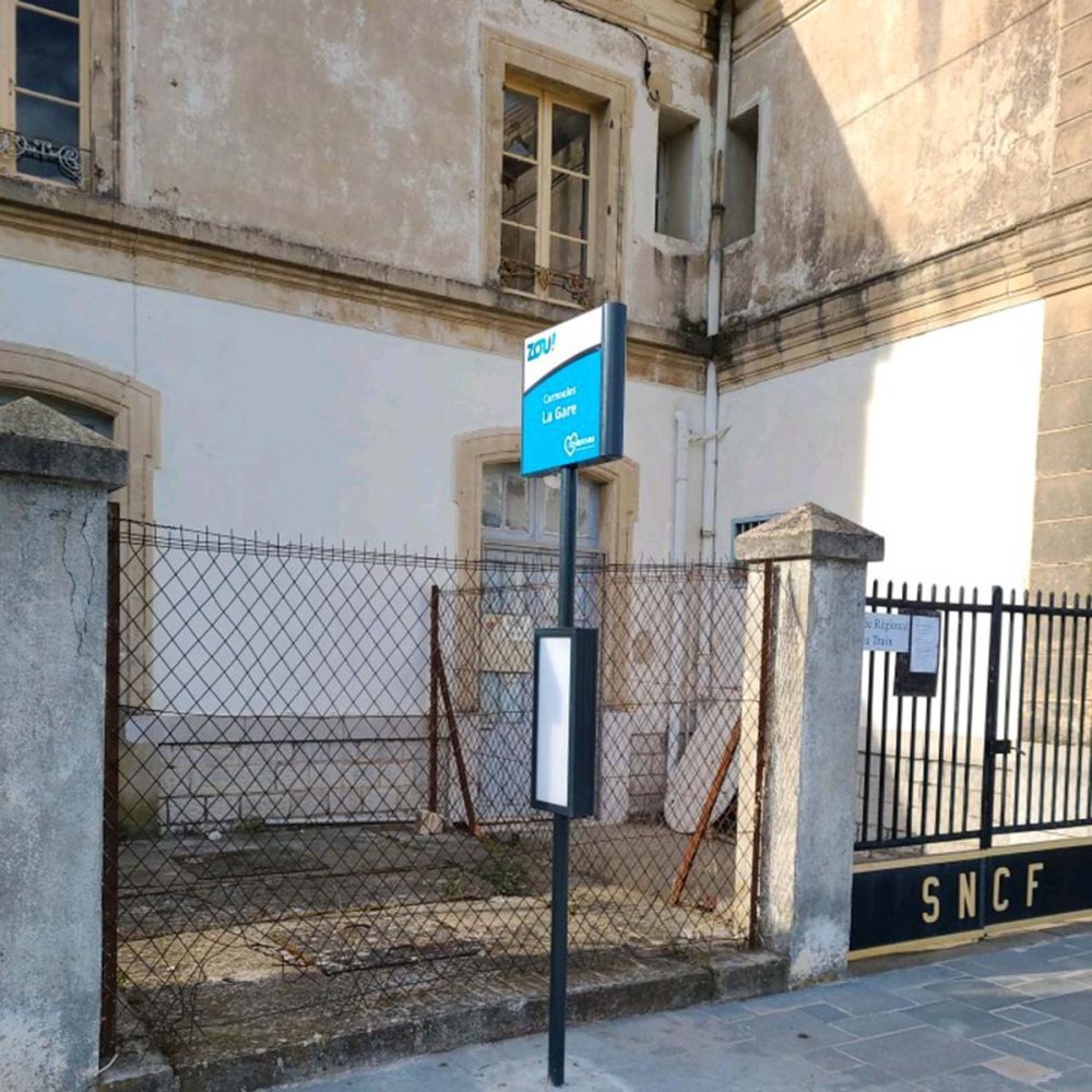 Poteau d'arrêt ERIS département du Var3 Poteau d'arrêt ERIS département du Var3