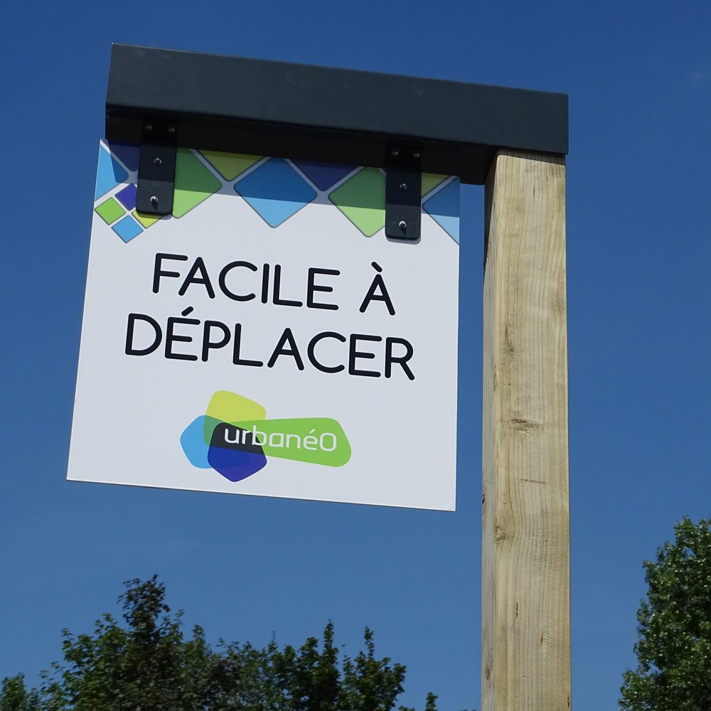 poteau d'arrêt utah scolaire éphémère urbanéo