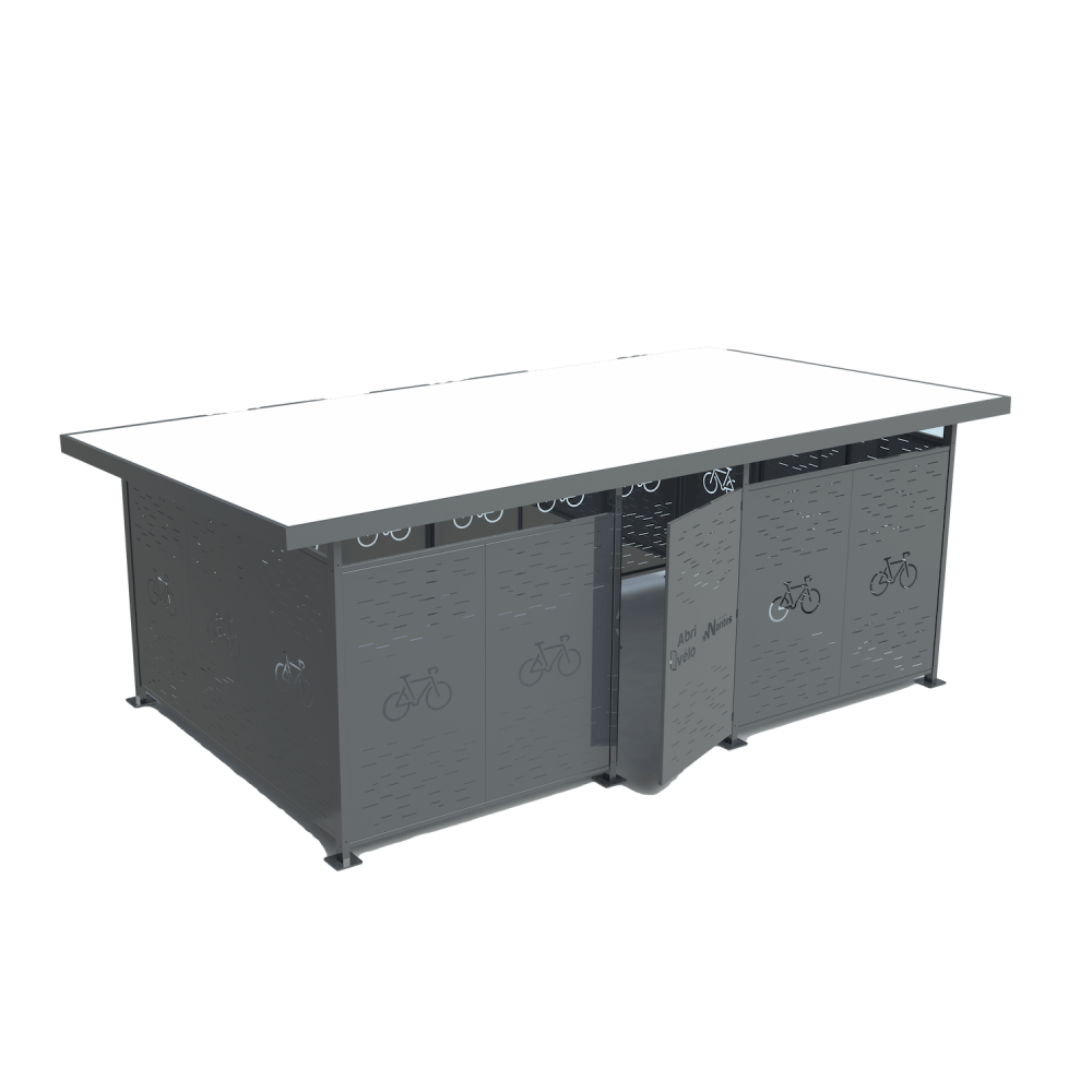Modèle 3D abri vélos sécurisé KLEVER Urbanéo