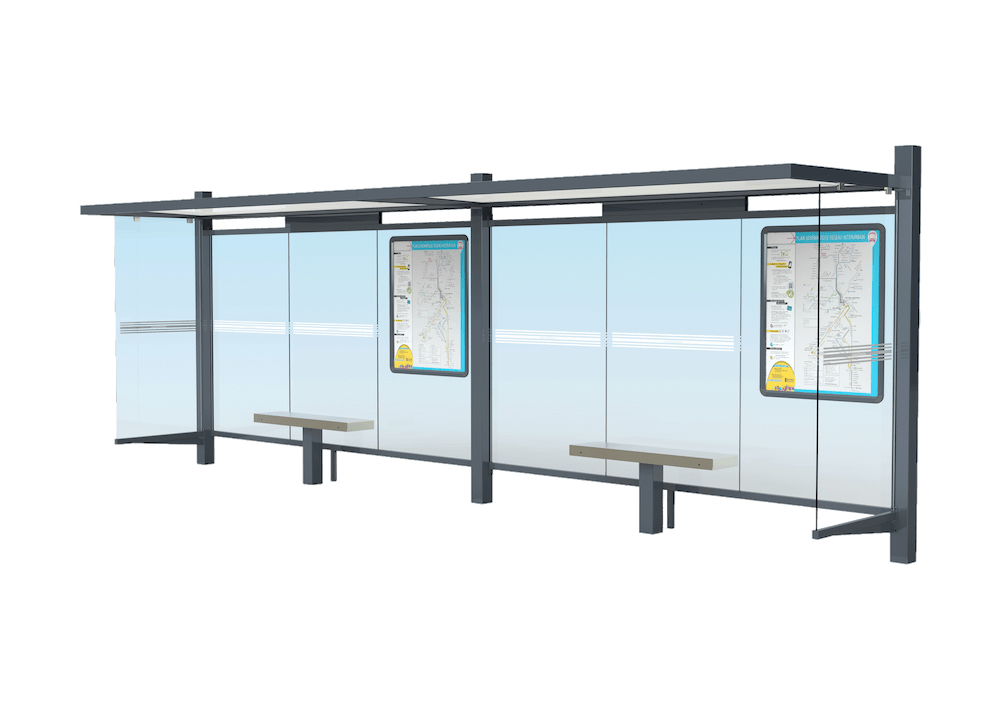 visuel 3D abri bus double urbanéo visuel 3D abri bus double urbanéo