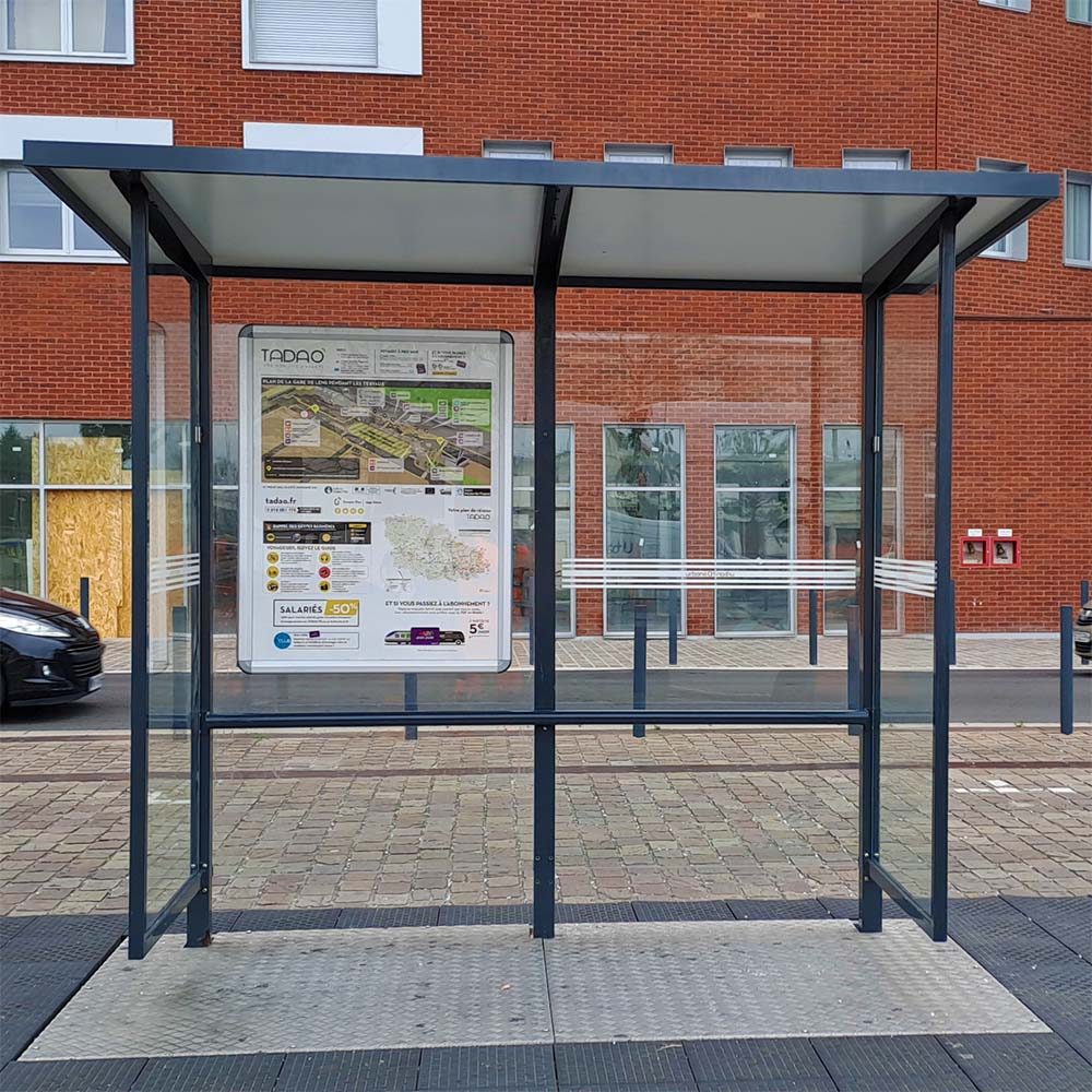 Abribus Accessibilité provisoire Urbanéo Artois Mobilité