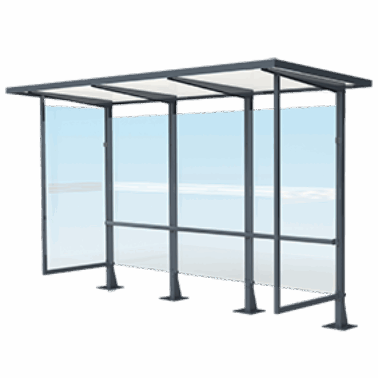 Urbanéo abri voyageurs SCOLAIRE XL appui ischiatique Urbanéo abri voyageurs SCOLAIRE XL appui ischiatique