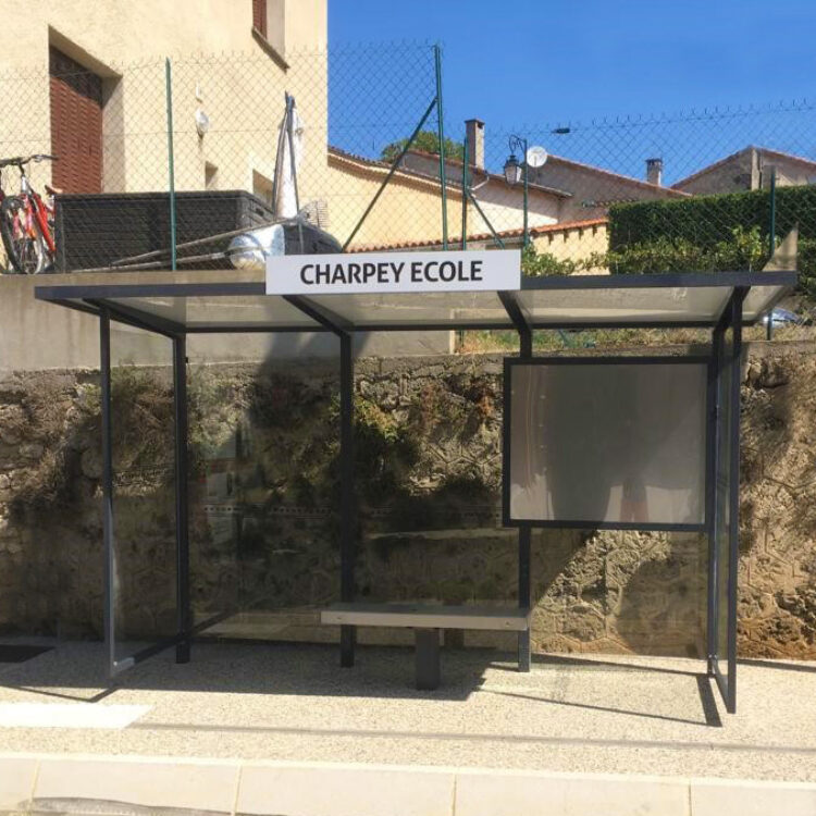 Urbanéo abri bus scolaire XL Valence Romans Déplacements Urbanéo abri bus scolaire XL Valence Romans Déplacements
