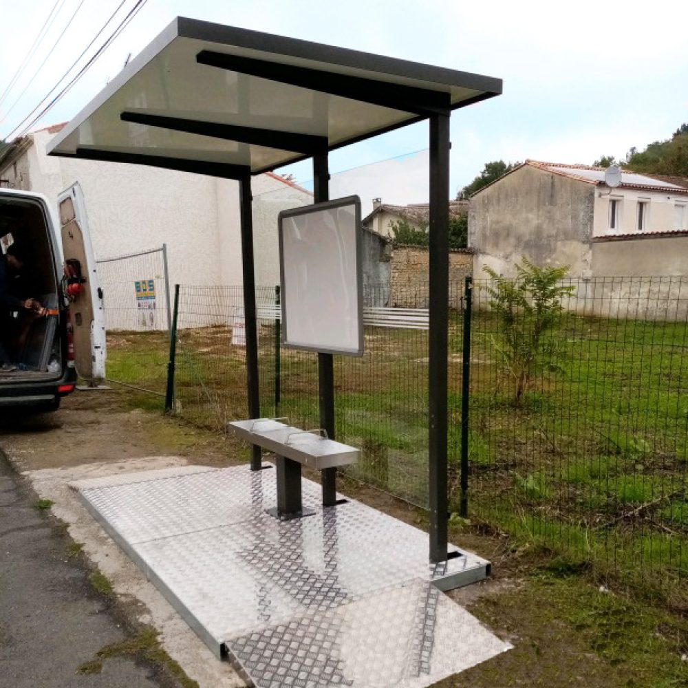 Abribus Accessibilité provisoire Urbanéo Grand Angoulême