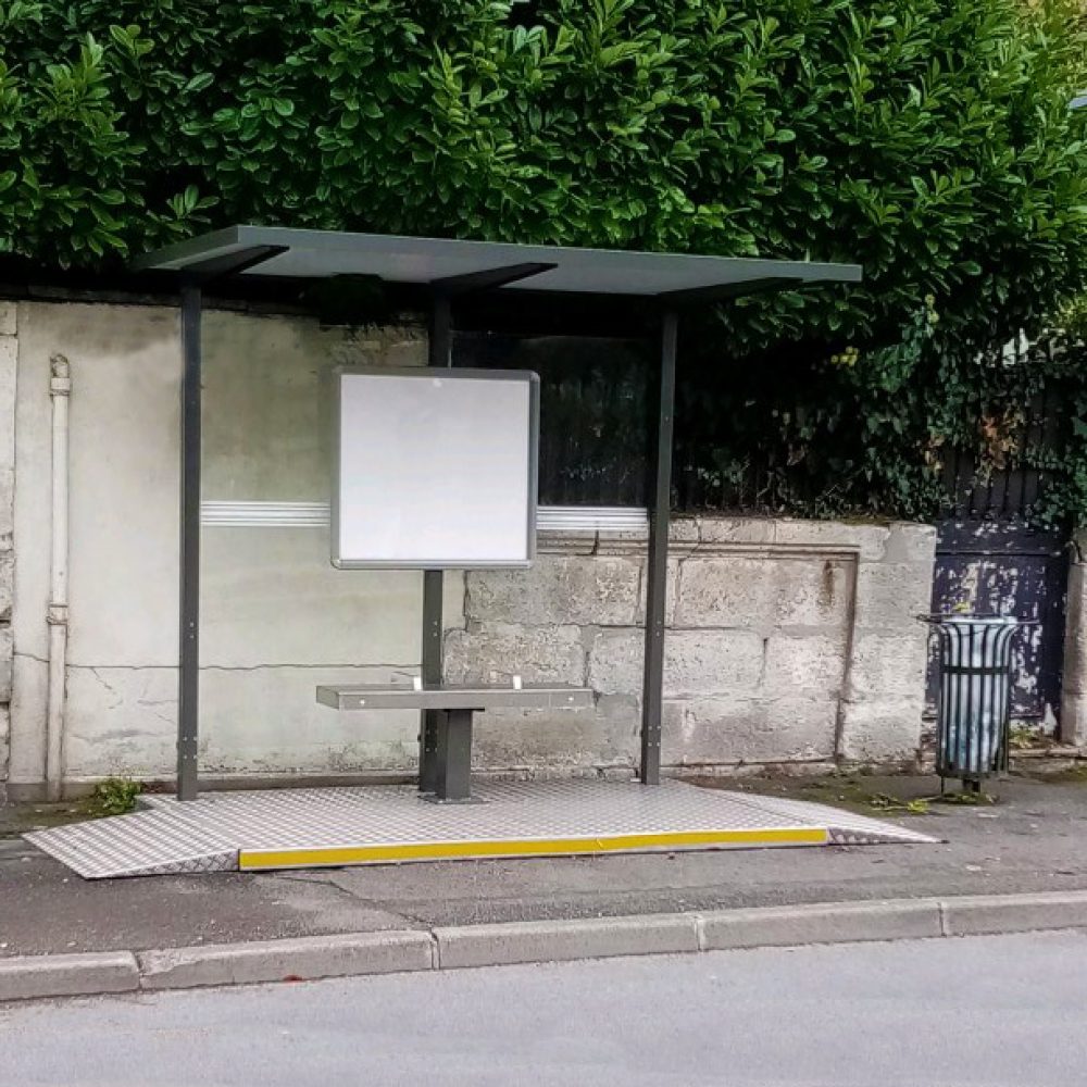 Abribus Accessibilité provisoire Urbanéo Grand Angoulême