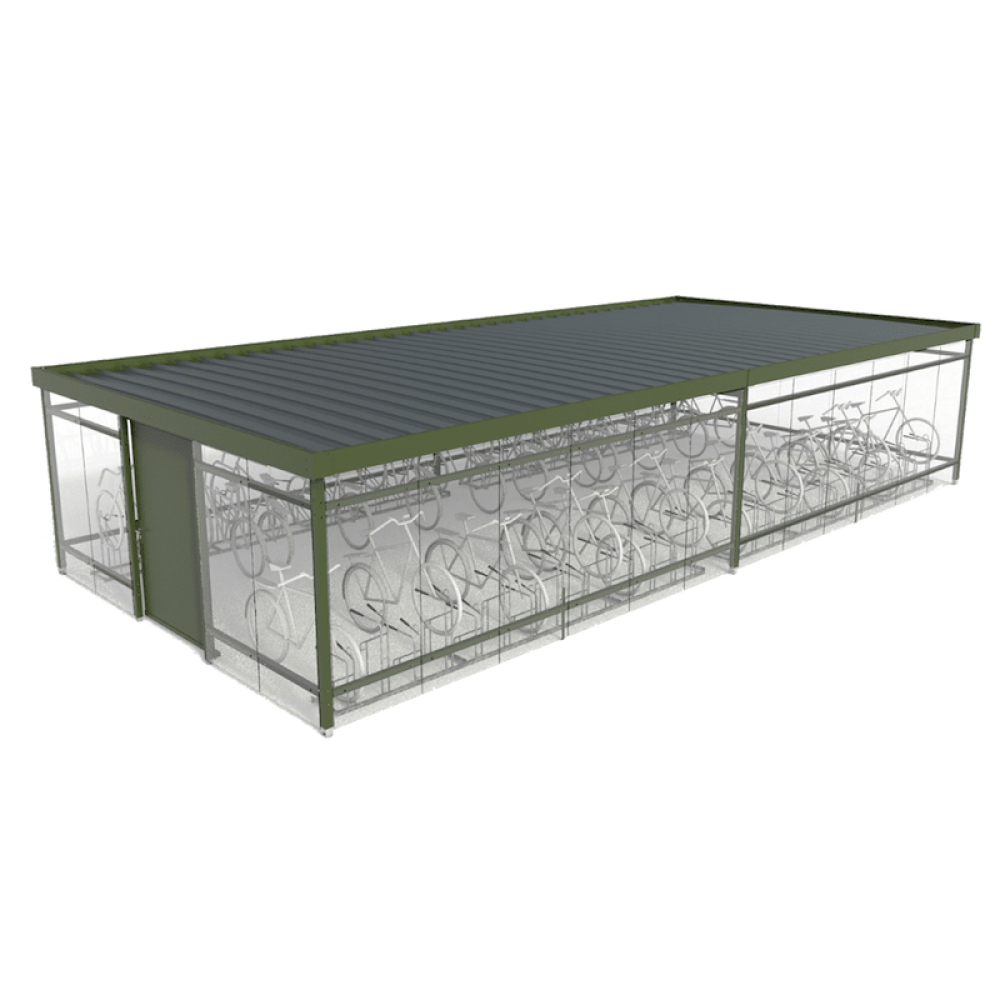Modèle 3D abri vélos sécurisé TETRA