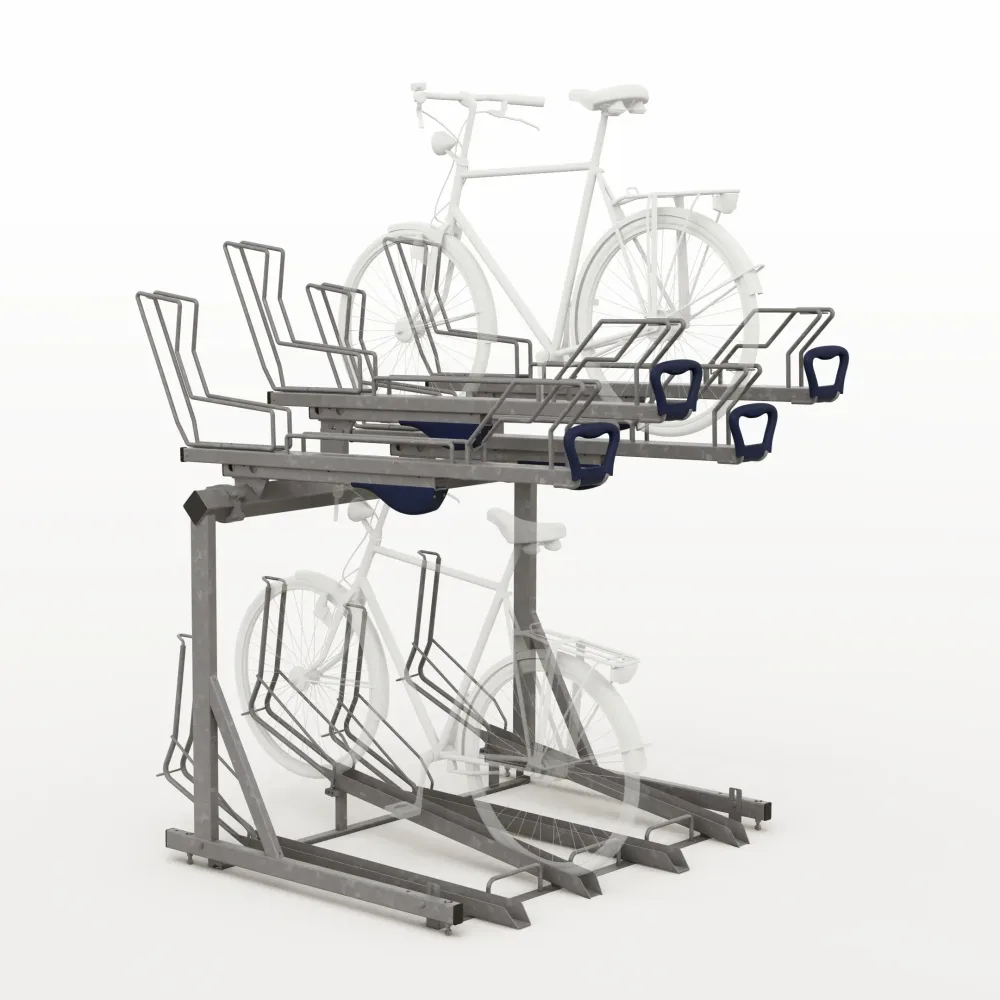 Modèle 3D Rack double étage STADIO stationnement vélos