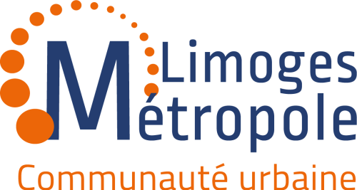 Logo Limoges Métropole client Urbanéo poteaux provisoires TEMPO travaux voirie restructuration réseaux