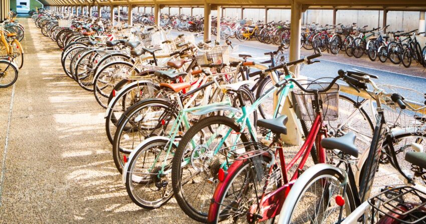 zone de stockage de velo