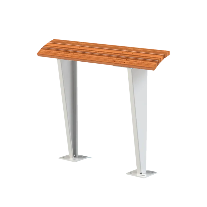 Modèle 3D appui ichiatique assise bois